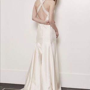 Amanda Wakely Antonella silk wedding dress